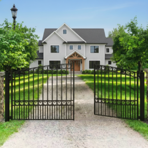 Victorian Arch Driveway Gate